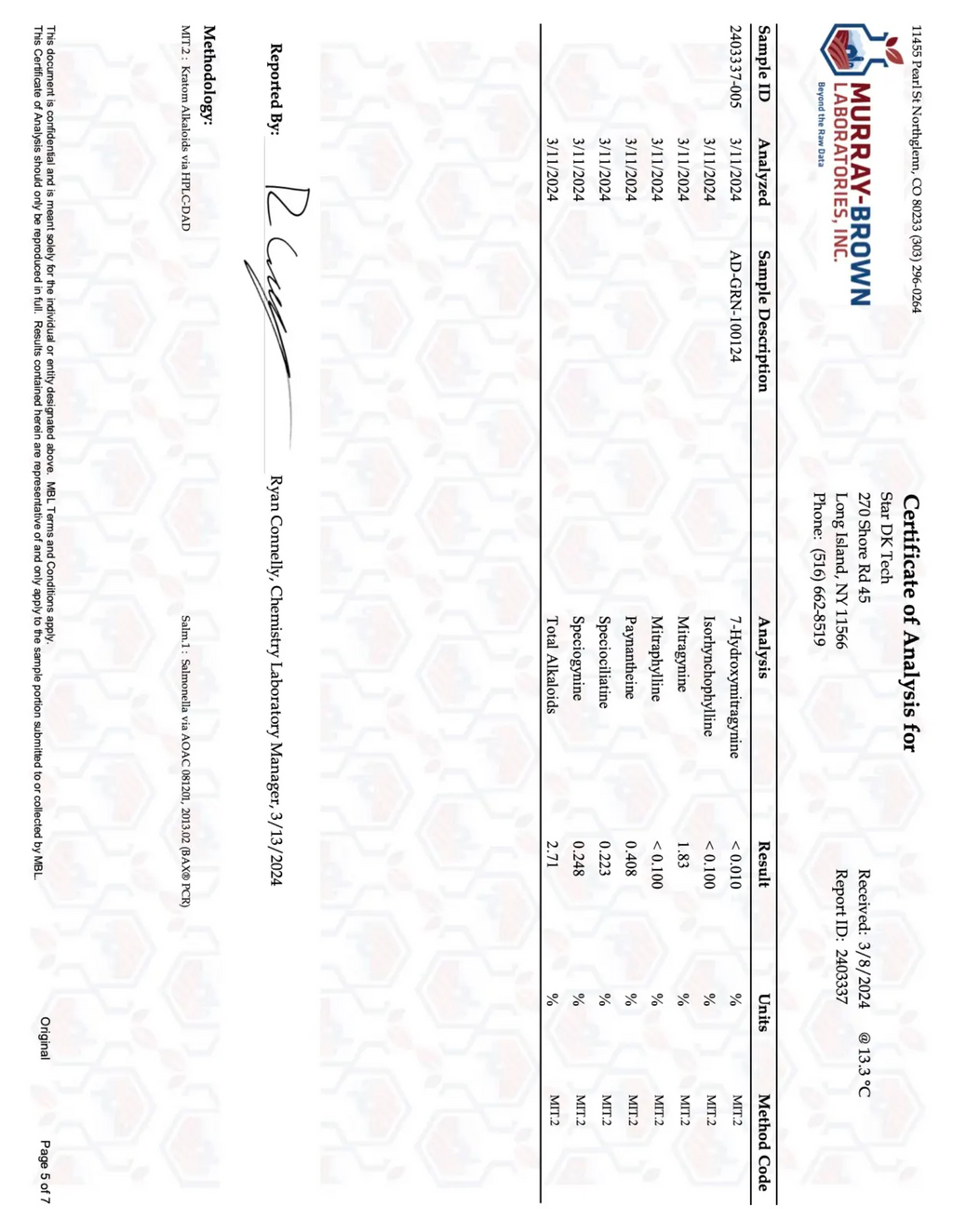 Green Vein Kratom Leaf